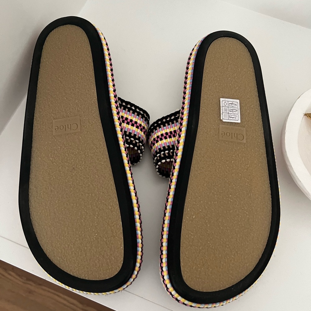 Chloe Rori Cotton Sandals - Picture 3 of 7